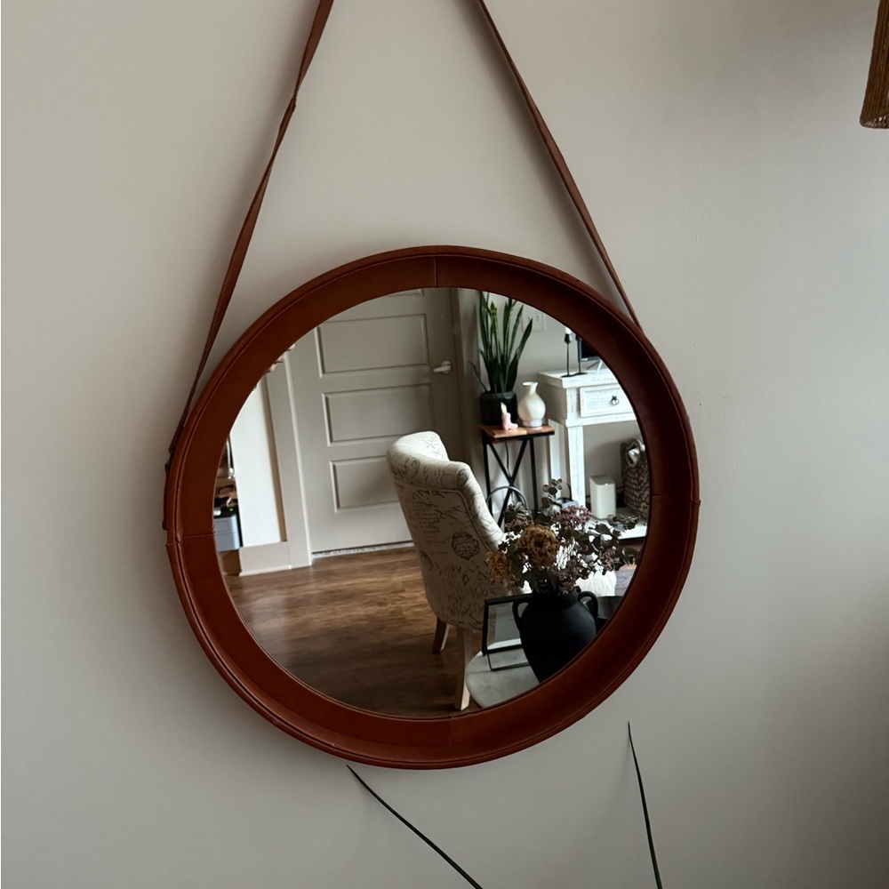 Elegant Brown Wall Mirror